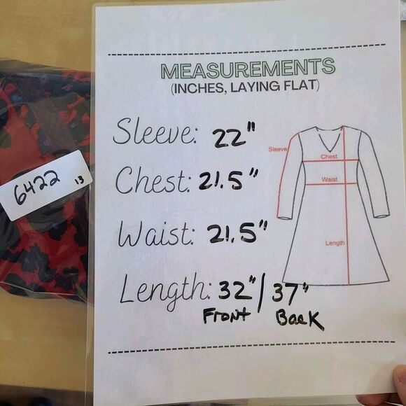 Free People Love Letter Tunic Mini Dress XS Sheer Balloon Sleeves Lace Boho Red - Picture 11 of 11